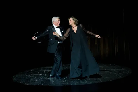 Pagliai e Gassman in "Romeo e Giulietta"