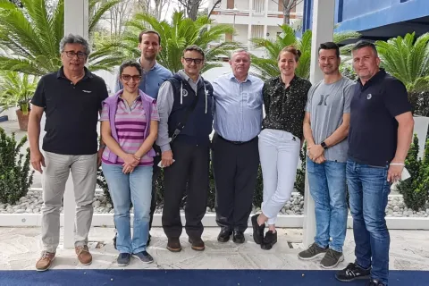 Il Comitato tecnico al lavoro per organizzare i campionati europei di trampolino elastico a Rimini