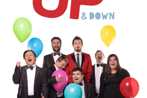 up & down