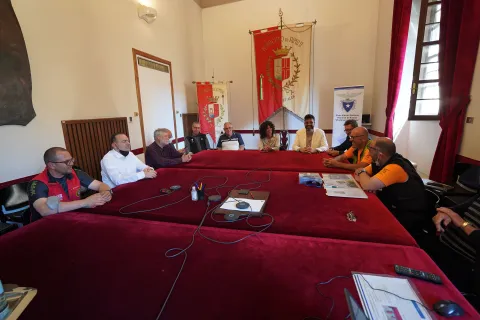 Il CAI in visita in sala Giunta