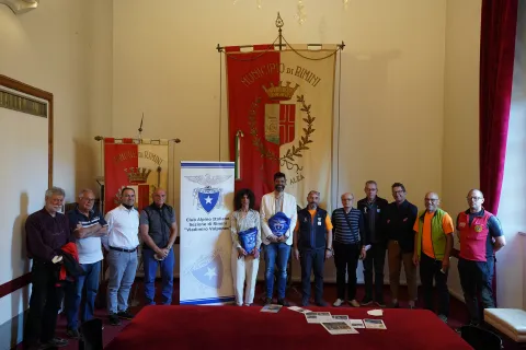 Il CAI in visita in sala Giunta