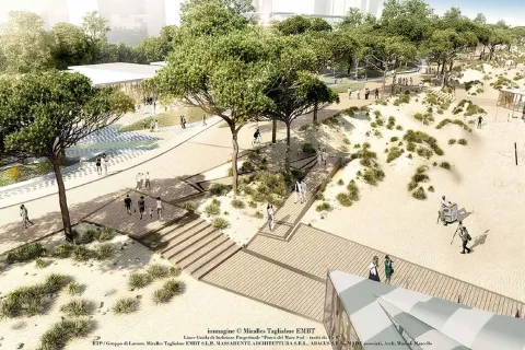 parco del mare sud accessi arenile