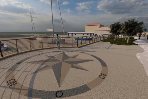 rendering circolo velico torre pedrera