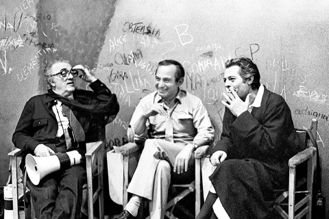 Federico Fellini dietro le quinte negli scatti di Patrizia Mannajuolo