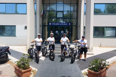 nuove e-bike polizia locale