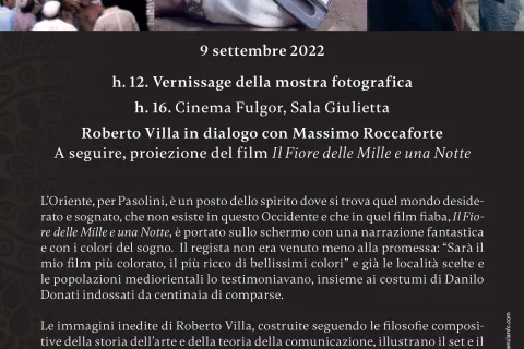 “Gli Orienti di Pasolini” nel viaggio fotografico di Roberto Villa
