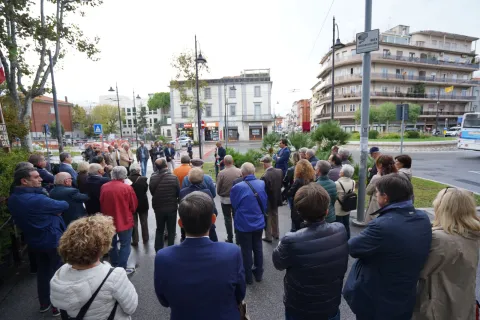 inaugurazione rotatoria amedeo montemaggi