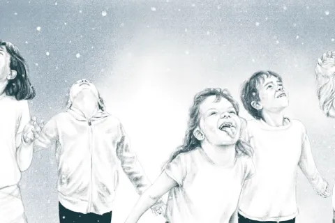 "Il suono del silenzio", illustrazioni di Candia Castellani, Sabir editore.