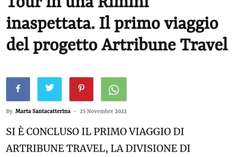 Artribune travel