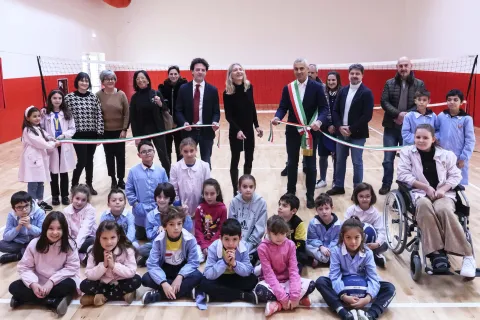 Inaugurata la nuova palestra della scuola Montessori