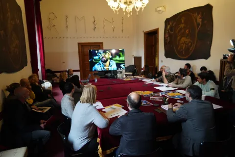 conferenza stampa fermami amico