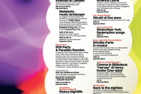 Capodanno Rimini - manifesto