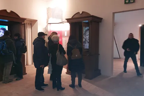 visitatori ai Musei della città