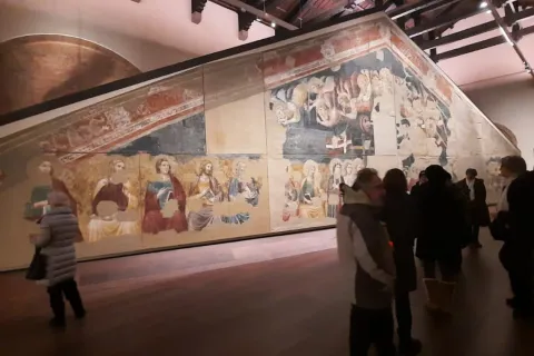 visitatori ai Musei della città