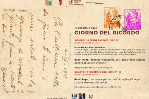 10 febbraio: "Giorno del Ricordo"