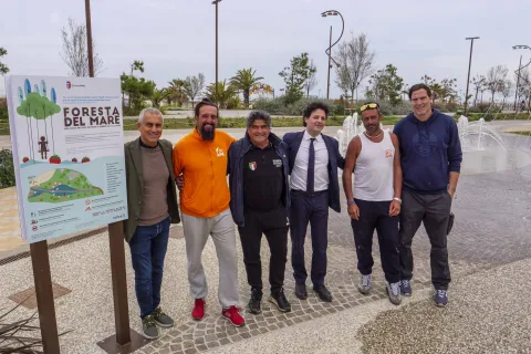 Inaugurazione della “Foresta del mare”, nuova area giochi inclusiva nel tratto 1 del Parco del Mare