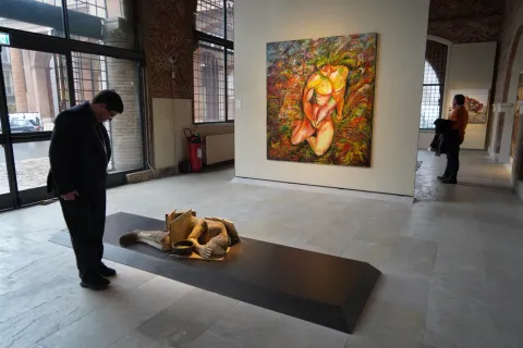 Vescovo Monsignor Nicolò Anselmi in visita al Part