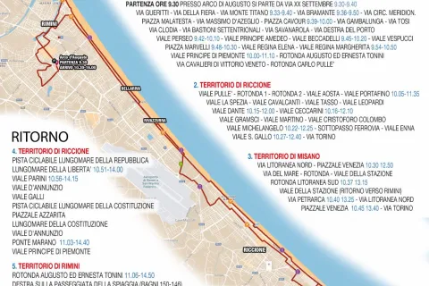 volantino percorso
