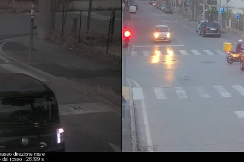 attraversamento col rosso