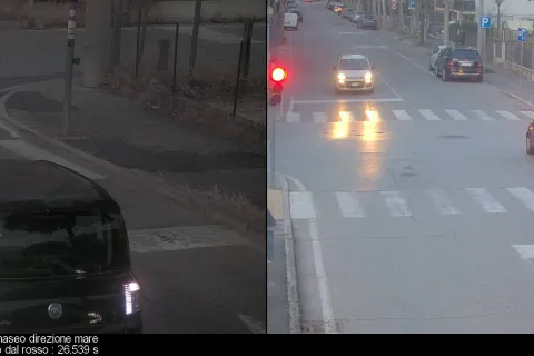 attraversamento col rosso