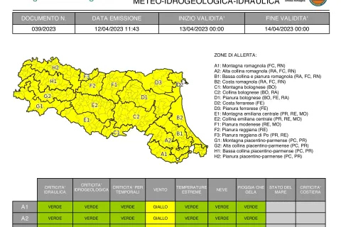 allerta 39/2023