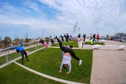sport al ponte di Tiberio