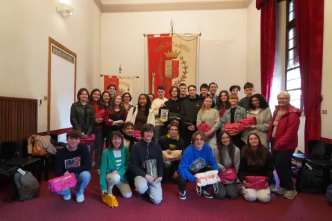 I ragazzi del Liceo “Teilhard” di Saint-Maur-des-Fossés