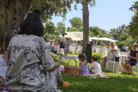 déjeuner sur l'herbe al Grand Hotel