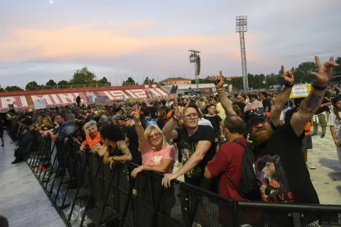 soundcheck riservato al fan club di Vasco Rossi giovedì 1° giugno.