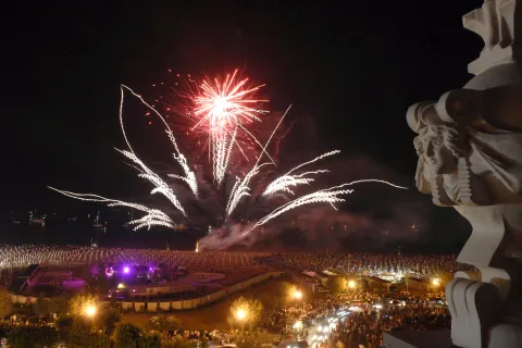Notte Rosa 2023 Fuochi d'artificio