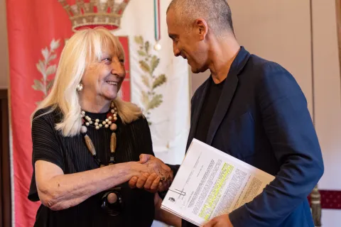 Monica Maimone e Jamil Sadegholvaad