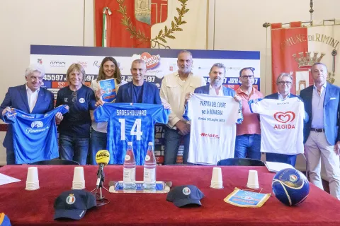 conferenza stampa partita del cuore 2023
