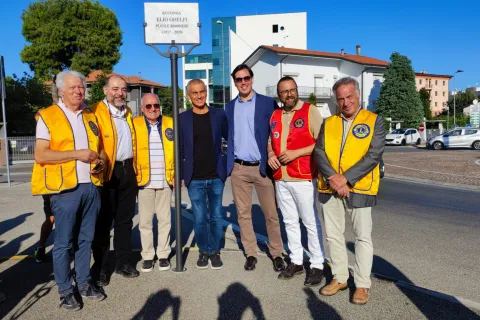 inaugurazione rotatoria elio ghelfi