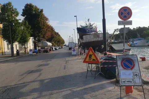 peschereccio affondato