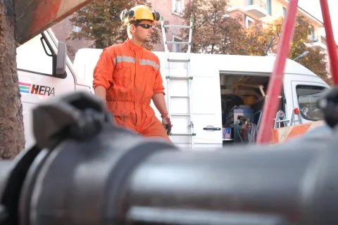 Lavori di manutenzione alla rete idrica in zona Anfiteatro 1