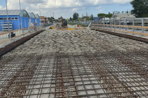 ponte via tosca - lavori in corso