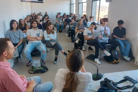 Incontro con i ragazzi del viaggio della memoria 2023