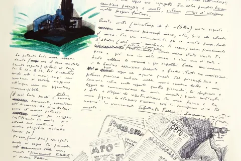 Come Fellini sogna la propria morte nel Libro dei sogni