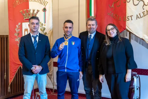campione europeo di karate Manuel Cunti