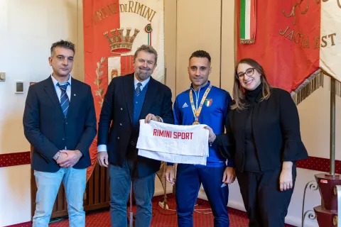 campione europeo di karate Manuel Cunti
