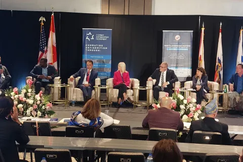 convegno internazionale "North American Mayors. Summit against Antisemitism. Cities unite against hate"