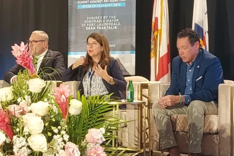 convegno internazionale "North American Mayors. Summit against Antisemitism. Cities unite against hate"