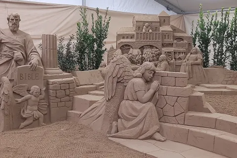presepe di sabbia 