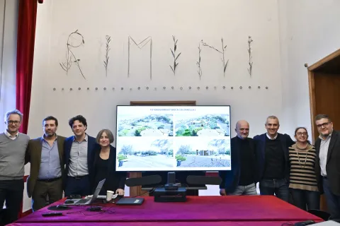 conferenza stampa nuove vasche e belvedere tra Bellariva e Rivazzurra 