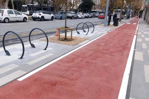 Lavori conclusi su lato monte di Piazza C. Battisti