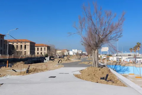Cantiere del Parco del Mare di Bellariva