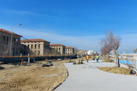 Cantiere del Parco del Mare di Bellariva