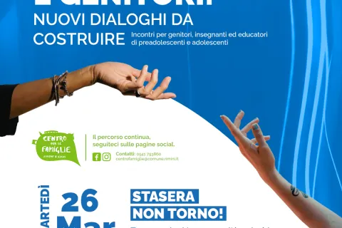 Locandina “STASERA NON TORNO!”