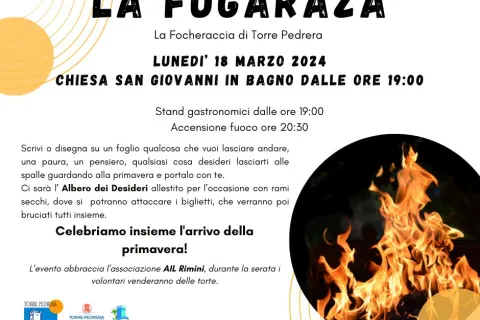 Fogheraccia Torre  Pedrera