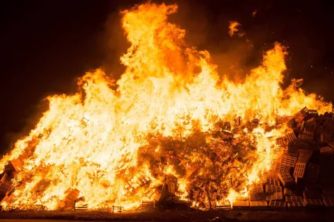 Fogheraccia a Viserbella